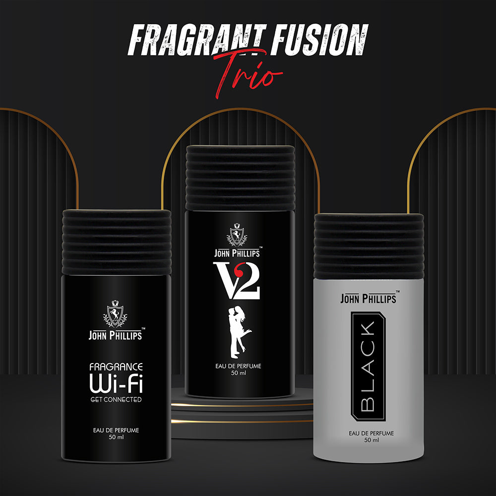 V2 & Wifi & Black | Unisex Fragrance Combo Set ( 60ml + 60ml + 60ml )