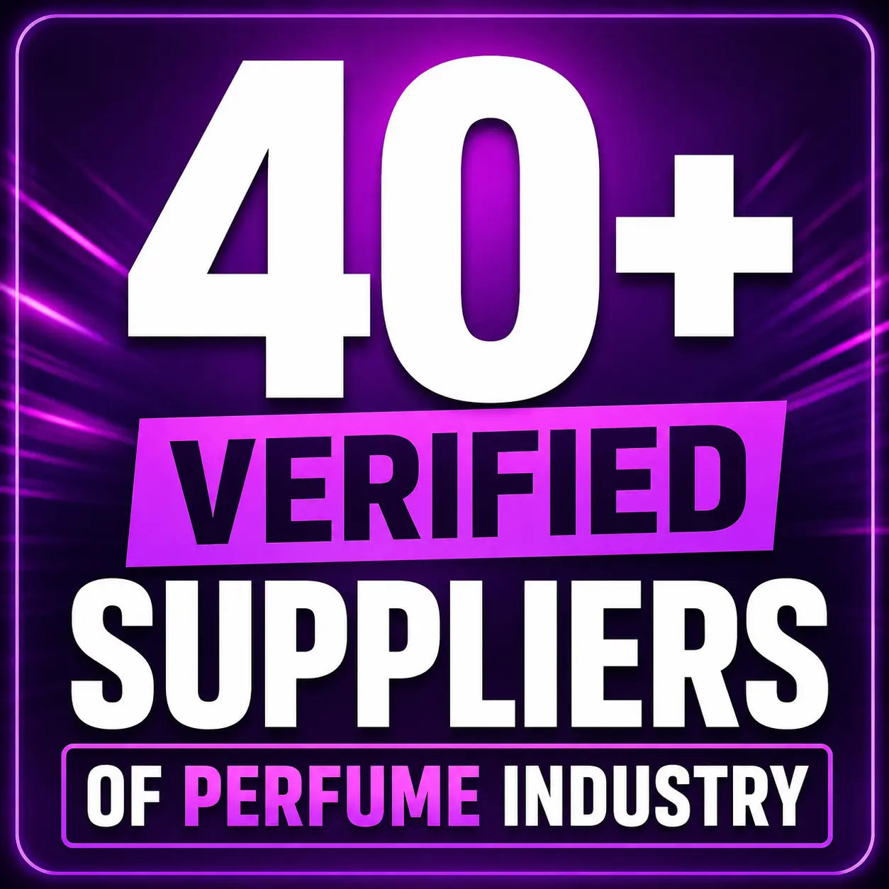 SUPPLIER CONTACTS & INFORMATION