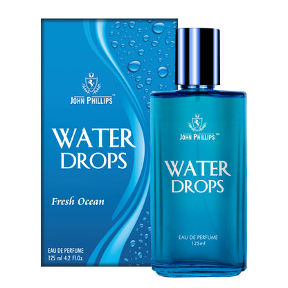 Water Drops & Smog Cool Blue No Gas Deo - Unisex Fragrance Combo Set ( 125ml + 120ml )