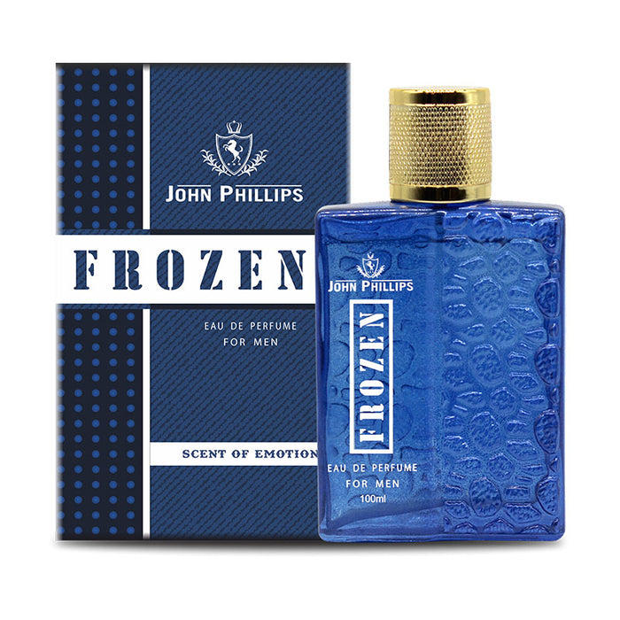 FROZEN | Skin Friendly & Long Lasting Perfume | Men Aquatic Fresh Fragrance For Morning & Travel | 100 ML - 1600+ Sprays