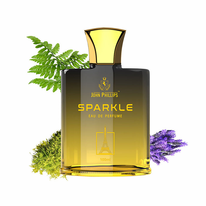 SPARKLE | Skin Friendly & Long Lasting Perfume | Spicy,Citrus & Vanilla Fragrance For Party & Date | 100 ML - 1600+ Sprays