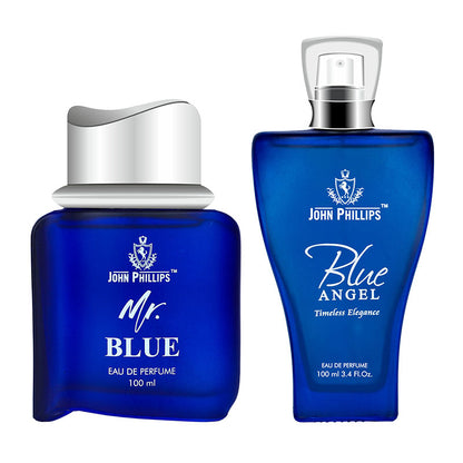 Mr.Blue & Blue Angel - Fragrance Gift Combo For Couple ( 100ml + 100ml )