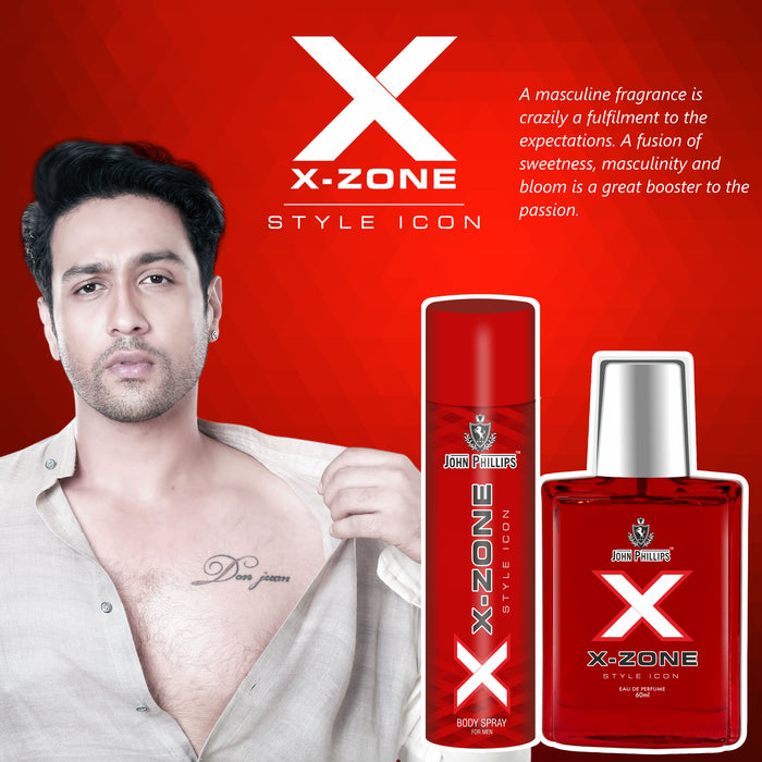 XX-Zone style icon eau de perfume & deodorant combo pack - John Phillips Perfumes